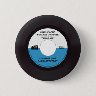 Badge Rond 5 Cm Charlie et le disque de l'overdose 45 de Horlics