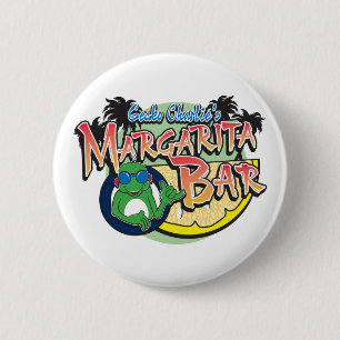 Badge Rond 5 Cm Charlie Geckos Margarita Bar