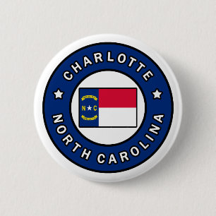 Badge Rond 5 Cm Charlotte Caroline du Nord