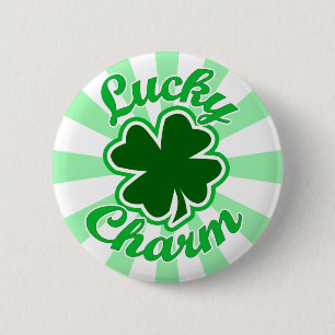 Badge Rond 5 Cm Charme chanceux