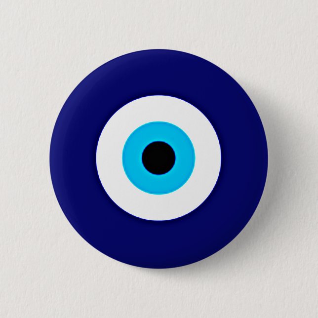 Badge Rond 5 Cm Charme d'oeil mauvais (Devant)