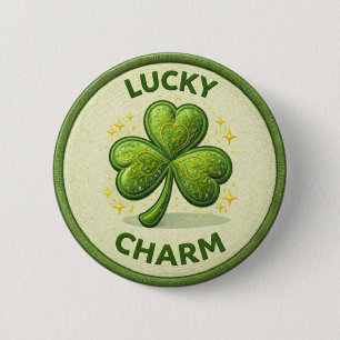 Badge Rond 5 Cm Charme Porte-Bonheur