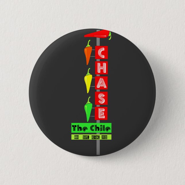 Badge Rond 5 Cm Chase Le Chili 2022 (Devant)
