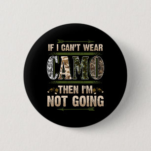 Badge Rond 5 Cm Chasse amusante Chasseurs Camo Buck Deer Pays Redn