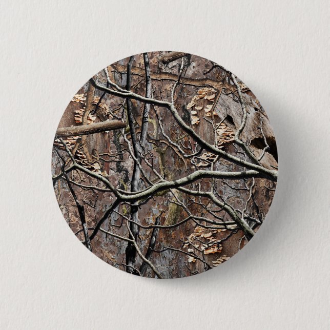 Badge Rond 5 Cm Chasse Camouflage Motif 8 (Devant)