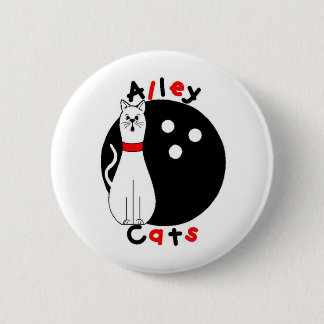 Badge Rond 5 Cm Chat d'allée