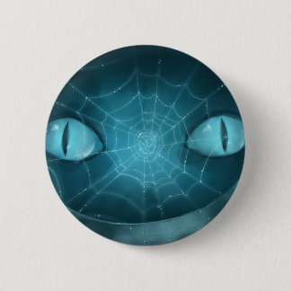 Badge Rond 5 Cm Chat de Cheshire grimaçant le bouton