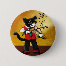 Chat de musique violon