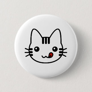 Badge Rond 5 Cm Chat de sushi