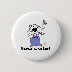 Badge Rond 5 Cm Chat trop mignon de Kitty