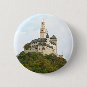 Badge Rond 5 Cm Château