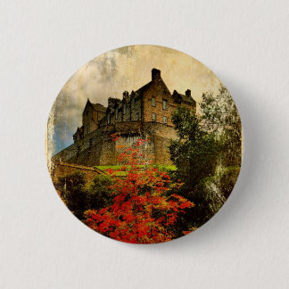 Badge Rond 5 Cm Château d'Edimbourg