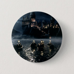 Badge Rond 5 Cm Château Harry Potter   Arrivée à Poudlard