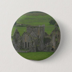 Badge Rond 5 Cm Château Irlande