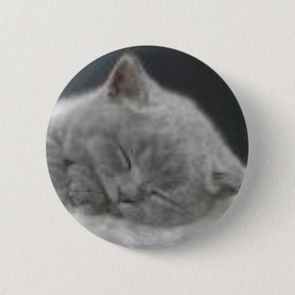 Badge Rond 5 Cm chaton de sommeil