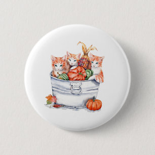 Badge Rond 5 Cm Chatons de récolte