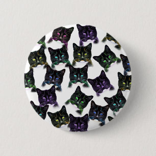 Badge Rond 5 Cm Chats cool