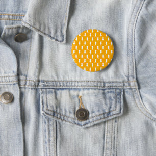Badge Rond 5 Cm Chats Fantaisistes Forever Chats Blancs Sur Fond T