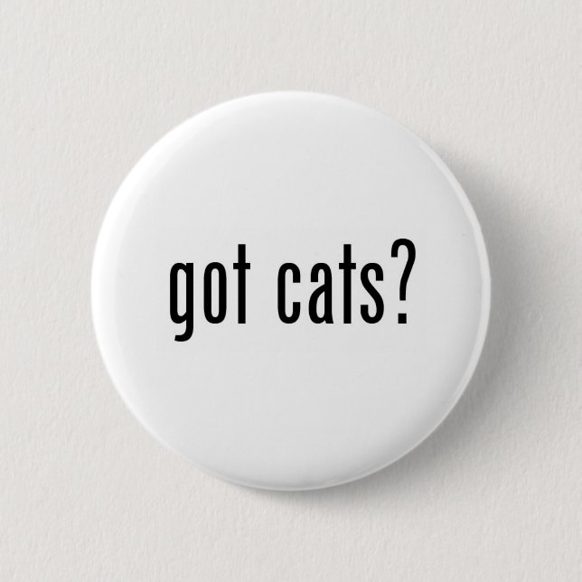 Badge Rond 5 Cm chats obtenus ? (Devant)