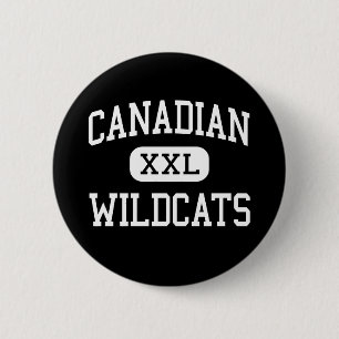 Badge Rond 5 Cm - Chats sauvages - lycée canadien - Canadien le
