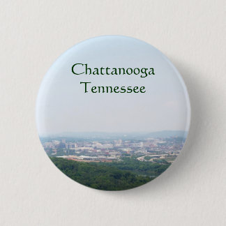 Badge Rond 5 Cm Chattanooga, paysage urbain de TN