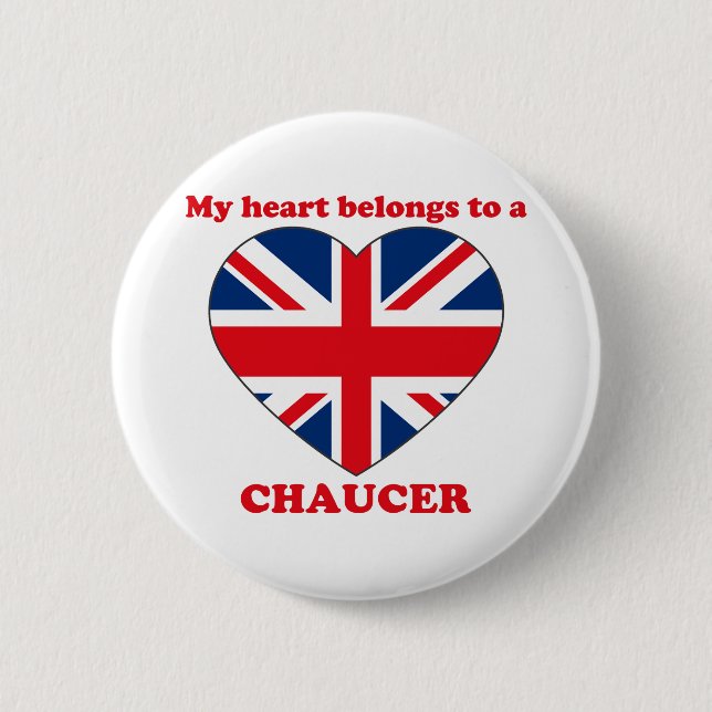 Badge Rond 5 Cm Chaucer (Devant)