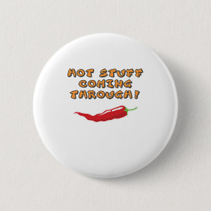 Badge Rond 5 Cm Chaudes à travers les amoureux de chili