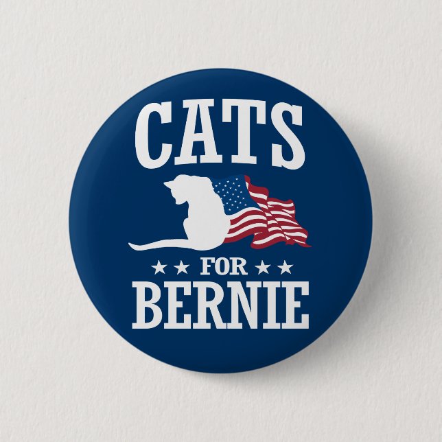 BADGE ROND 5 CM CHAUSSURES POUR BERNIE SANDERS (Devant)