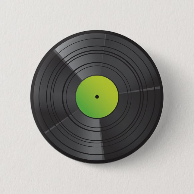 Badge Rond 5 Cm Chaux de bouton de vinyle (Devant)