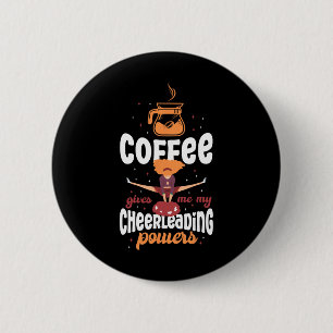 Badge Rond 5 Cm Cheer Cheerleading Café Café Me Donne Mon Cheer