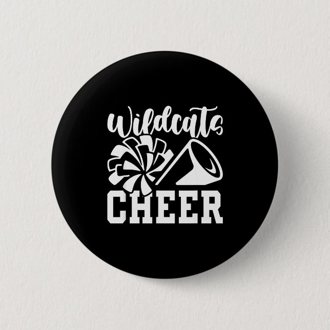 Badge Rond 5 Cm Cheer Wilats Back To School Srit  (Devant)