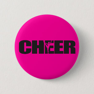 Badge Rond 5 Cm Cheerleading du Chef d'acclamation d'acclamation