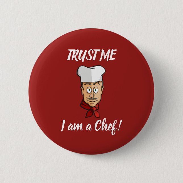 Badge Rond 5 Cm Chef (Devant)