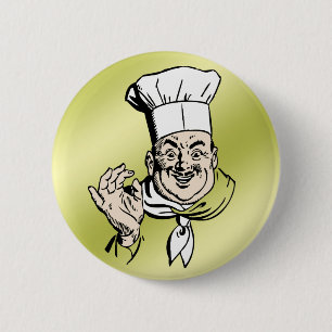 Badge Rond 5 Cm Chef