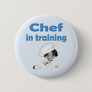 Badge Rond 5 Cm Chef En Formation
