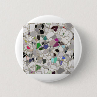 Badge Rond 5 Cm chemin de mosaïque d'ardoise