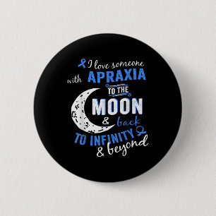 Badge Rond 5 Cm Chemise Apraxia Sensibilisation - Chemise Apraxia 