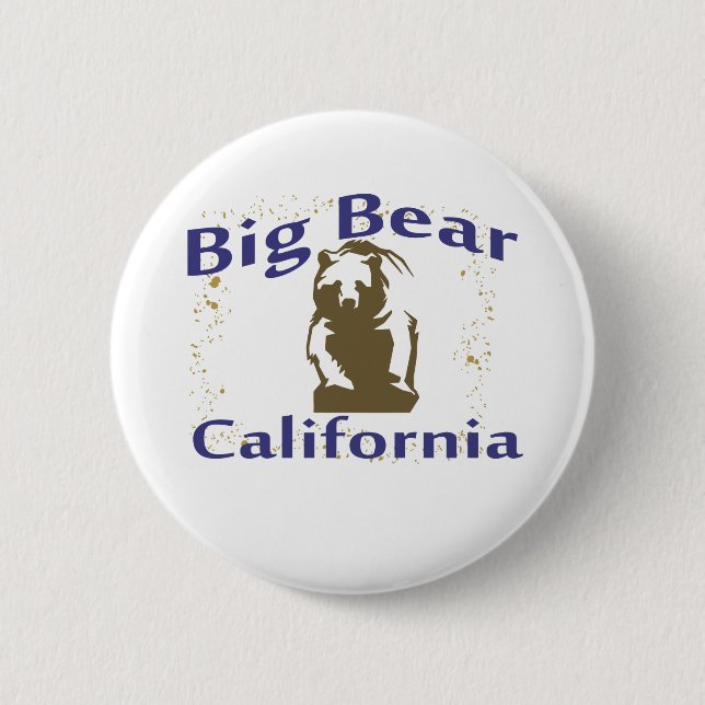 Badge Rond 5 Cm Chemise de BIG BEAR (Devant)