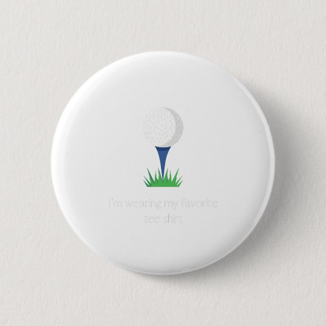 Badge Rond 5 Cm Chemise de golf (Devant)