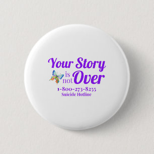 Badge Rond 5 Cm Chemise De Sensibilisation Au Suicide Pour Les Fem