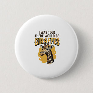 Badge Rond 5 Cm Chemise drôle de gravure vintage de girafe_1