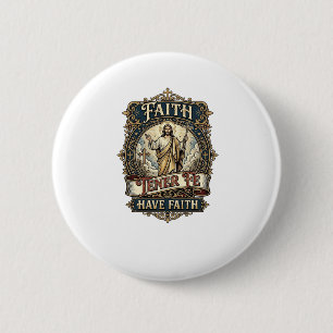 Badge Rond 5 Cm Chemise Jésus Familles Bilingues Multiculturelles