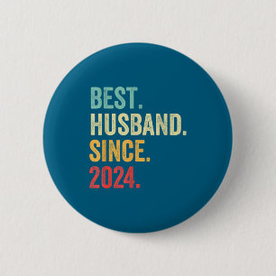 Badge Rond 5 Cm Chemise Mari Depuis