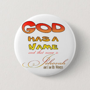 Badge Rond 5 Cm Chemise Témoin de Jéhovah