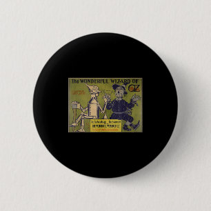 Badge Rond 5 Cm Chemise vintage Ecrow Tin-man Art-le Magicien d'Oz