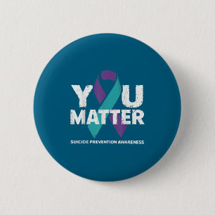 Badge Rond 5 Cm Chemises de prévention des suicides Sensibilisatio