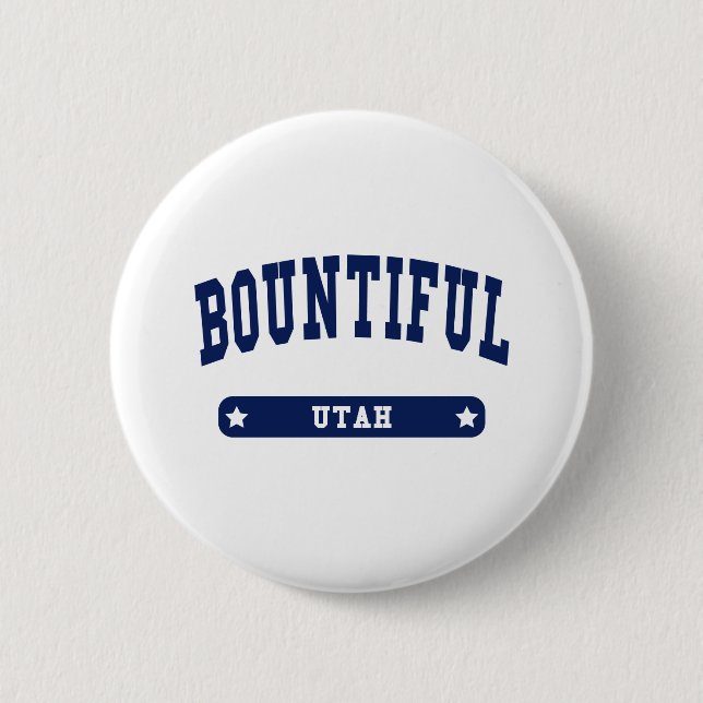 Badge Rond 5 Cm Chemises de style Utah College (Devant)