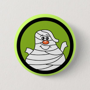 Badge Rond 5 Cm Chemises et cadeaux pour la momie d'Halloween