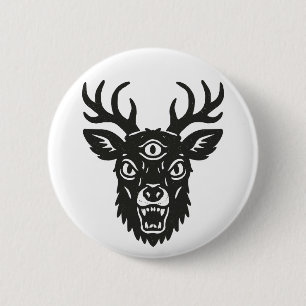 Badge Rond 5 Cm Cher en colère