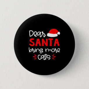 Badge Rond 5 Cm Cher T-shirt de Père Noël Drôle de Noël en famille